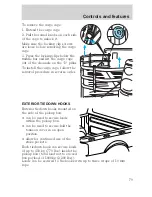 Предварительный просмотр 79 страницы Ford 2001 Explorer SportTrac User Manual