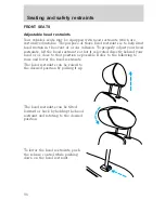 Предварительный просмотр 96 страницы Ford 2001 Explorer SportTrac User Manual