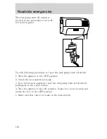 Предварительный просмотр 160 страницы Ford 2001 Explorer SportTrac User Manual