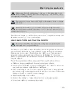 Предварительный просмотр 207 страницы Ford 2001 Explorer SportTrac User Manual