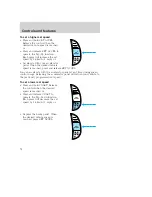 Предварительный просмотр 74 страницы Ford 2001 F350 Owner'S Manual