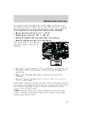 Предварительный просмотр 207 страницы Ford 2001 F350 Owner'S Manual