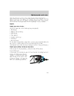 Предварительный просмотр 237 страницы Ford 2001 F350 Owner'S Manual