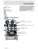 Предварительный просмотр 8 страницы Ford 2001 Mercury Cougar Owner'S Manual