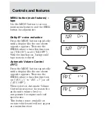 Предварительный просмотр 61 страницы Ford 2001 Mercury Cougar Owner'S Manual