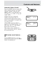 Предварительный просмотр 66 страницы Ford 2001 Mercury Cougar Owner'S Manual