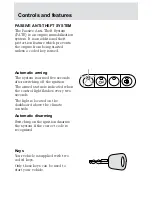 Preview for 107 page of Ford 2001 Mercury Cougar Owner'S Manual