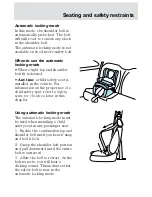 Предварительный просмотр 118 страницы Ford 2001 Mercury Cougar Owner'S Manual