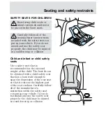 Предварительный просмотр 142 страницы Ford 2001 Mercury Cougar Owner'S Manual