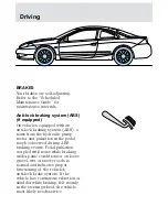 Предварительный просмотр 157 страницы Ford 2001 Mercury Cougar Owner'S Manual