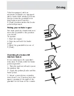 Предварительный просмотр 162 страницы Ford 2001 Mercury Cougar Owner'S Manual