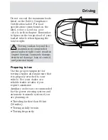 Предварительный просмотр 176 страницы Ford 2001 Mercury Cougar Owner'S Manual