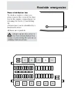 Предварительный просмотр 184 страницы Ford 2001 Mercury Cougar Owner'S Manual