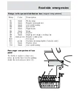 Предварительный просмотр 186 страницы Ford 2001 Mercury Cougar Owner'S Manual