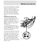 Предварительный просмотр 258 страницы Ford 2001 Mercury Cougar Owner'S Manual