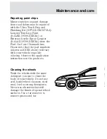 Предварительный просмотр 262 страницы Ford 2001 Mercury Cougar Owner'S Manual