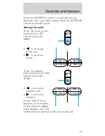 Preview for 34 page of Ford 2001 Mustang Owner'S Manual