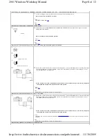 Предварительный просмотр 8 страницы Ford 2001 Windstar Workshop Manual