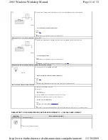 Предварительный просмотр 11 страницы Ford 2001 Windstar Workshop Manual