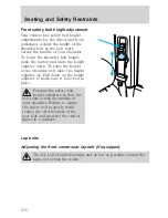 Preview for 116 page of Ford 2002 Crown Victoria Manual