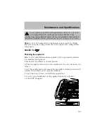 Preview for 163 page of Ford 2002 Escort Owner'S Manual