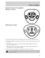 Предварительный просмотр 74 страницы Ford 2002 Expedition Owner'S Manual