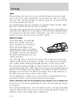 Предварительный просмотр 173 страницы Ford 2002 Expedition Owner'S Manual