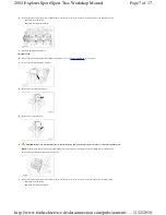 Предварительный просмотр 7 страницы Ford 2002 Explorer Sport Workshop Manual