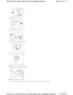 Предварительный просмотр 12 страницы Ford 2002 Explorer Sport Workshop Manual