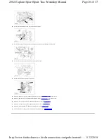 Предварительный просмотр 16 страницы Ford 2002 Explorer Sport Workshop Manual