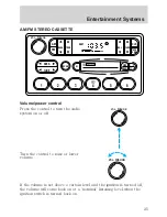 Предварительный просмотр 25 страницы Ford 2002 F650 Owner'S Manual