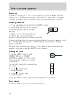 Предварительный просмотр 44 страницы Ford 2002 F650 Owner'S Manual