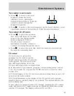 Предварительный просмотр 45 страницы Ford 2002 F650 Owner'S Manual