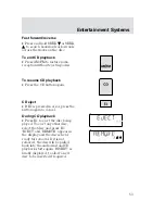 Предварительный просмотр 54 страницы Ford 2002 Focus Owner'S Manual