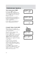 Предварительный просмотр 57 страницы Ford 2002 Focus Owner'S Manual