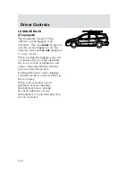 Предварительный просмотр 111 страницы Ford 2002 Focus Owner'S Manual