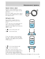 Предварительный просмотр 21 страницы Ford 2002 Ranger User Manual