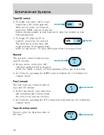 Предварительный просмотр 48 страницы Ford 2002 Ranger User Manual