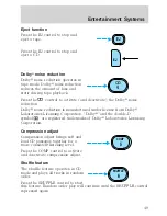 Предварительный просмотр 49 страницы Ford 2002 Ranger User Manual