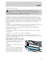 Предварительный просмотр 85 страницы Ford 2002 Ranger User Manual