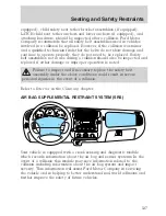 Предварительный просмотр 127 страницы Ford 2002 Ranger User Manual