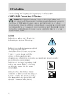 Предварительный просмотр 2 страницы Ford 2002 Taurus Owner'S Manual