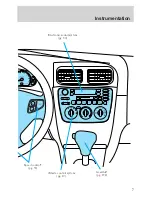 Предварительный просмотр 7 страницы Ford 2002 Taurus Owner'S Manual