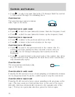 Предварительный просмотр 36 страницы Ford 2002 Taurus Owner'S Manual