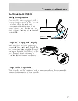 Предварительный просмотр 67 страницы Ford 2002 Taurus Owner'S Manual