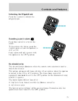 Предварительный просмотр 71 страницы Ford 2002 Taurus Owner'S Manual