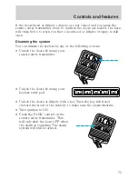 Предварительный просмотр 75 страницы Ford 2002 Taurus Owner'S Manual