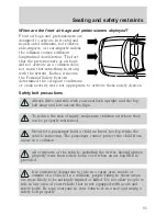 Предварительный просмотр 91 страницы Ford 2002 Taurus Owner'S Manual