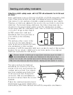 Предварительный просмотр 120 страницы Ford 2002 Taurus Owner'S Manual