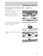 Предварительный просмотр 209 страницы Ford 2002 Taurus Owner'S Manual